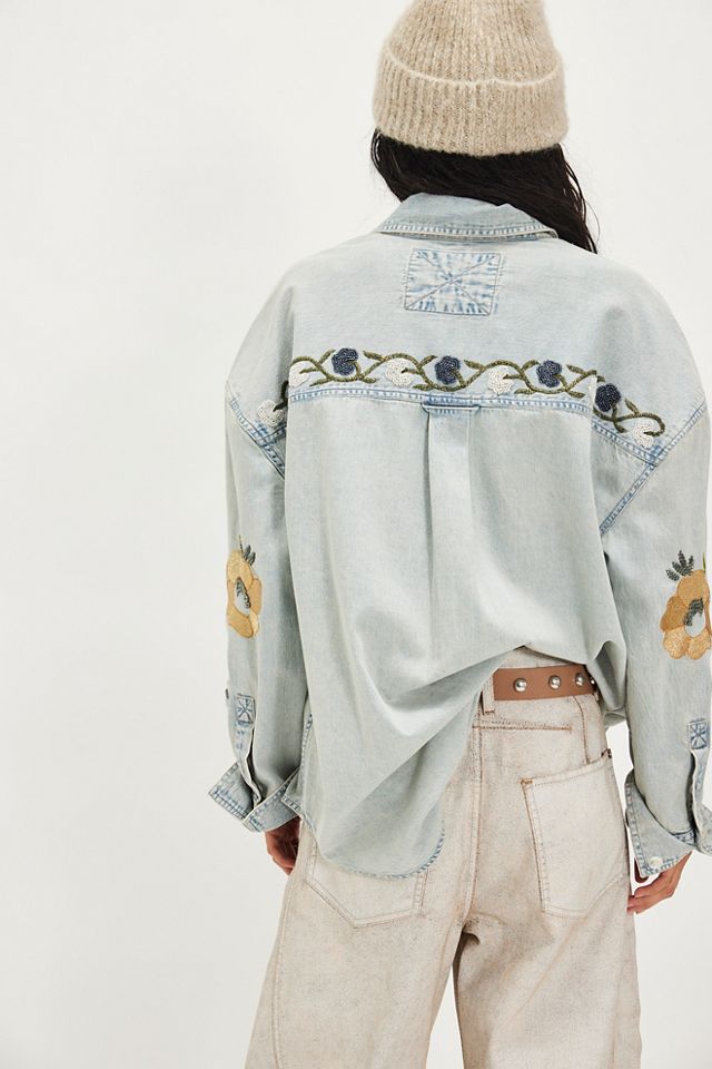 Mi Amor Denim Button Down #2