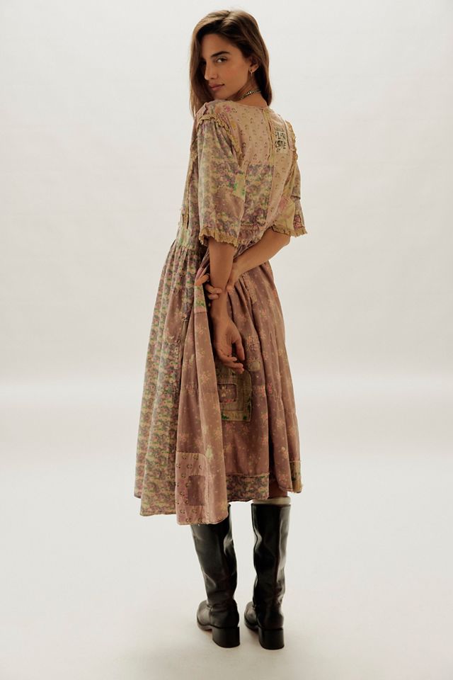 Magnolia Pearl Piecewise Cara Mina Midi Dress #1