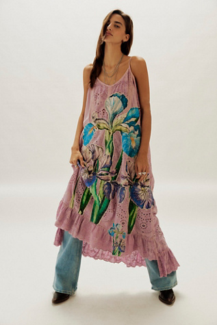 Magnolia Pearl Eyelet Beya Iris Cami Maxi Dress