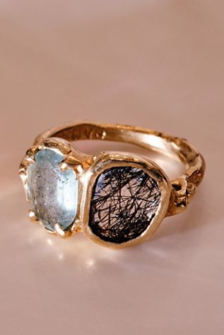 Hansdotter No.84 Quartz and Spinel Ring