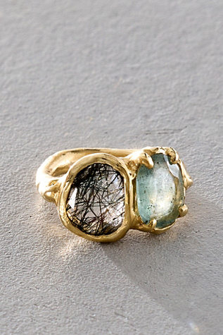 Женское кольцо Siri Hansdotter Hansdotter No.84 Quartz and Spinel, цвет: Сапфировый — фото 5
