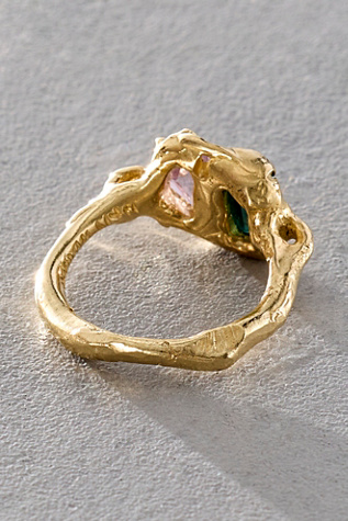 Женское кольцо Siri Hansdotter Hansdotter No.85 Tourmaline and Spinel, цвет: Красный розовый — фото 4