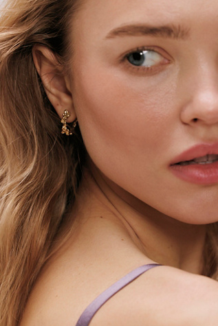 Hansdotter Idun Floral Hoop Huggies