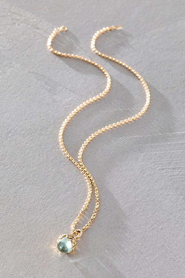 Collier Hansdotter Spero en or et aigue-marine #2