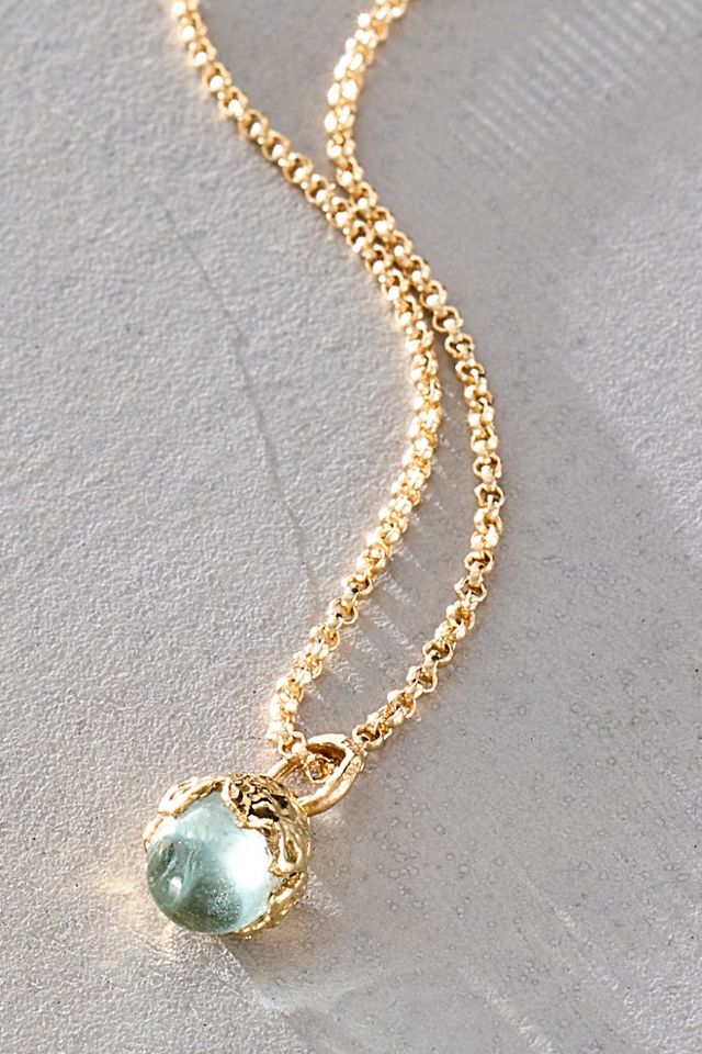 Collier Hansdotter Spero en or et aigue-marine #3