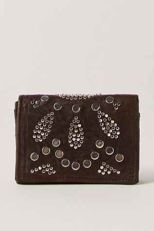 Christiansen Studded Wallet Bag at Free People in Brown