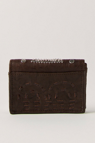 Женский кошелёк Christiansen Studded Wallet, цвет: Шоколадный — фото 2