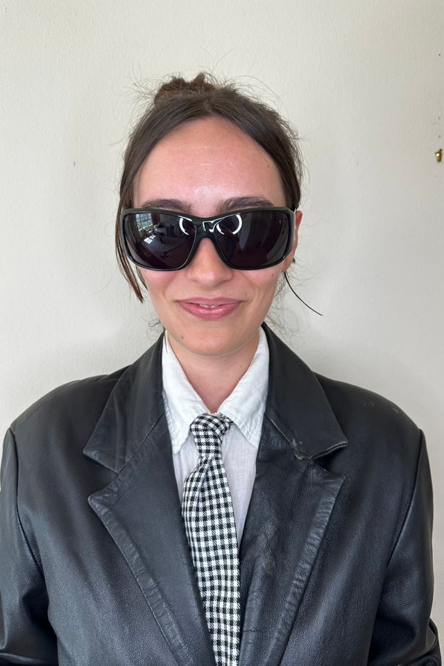 Medusa Monogram Versace Black Wrap Sunglasses Selected by Picky Jane #2