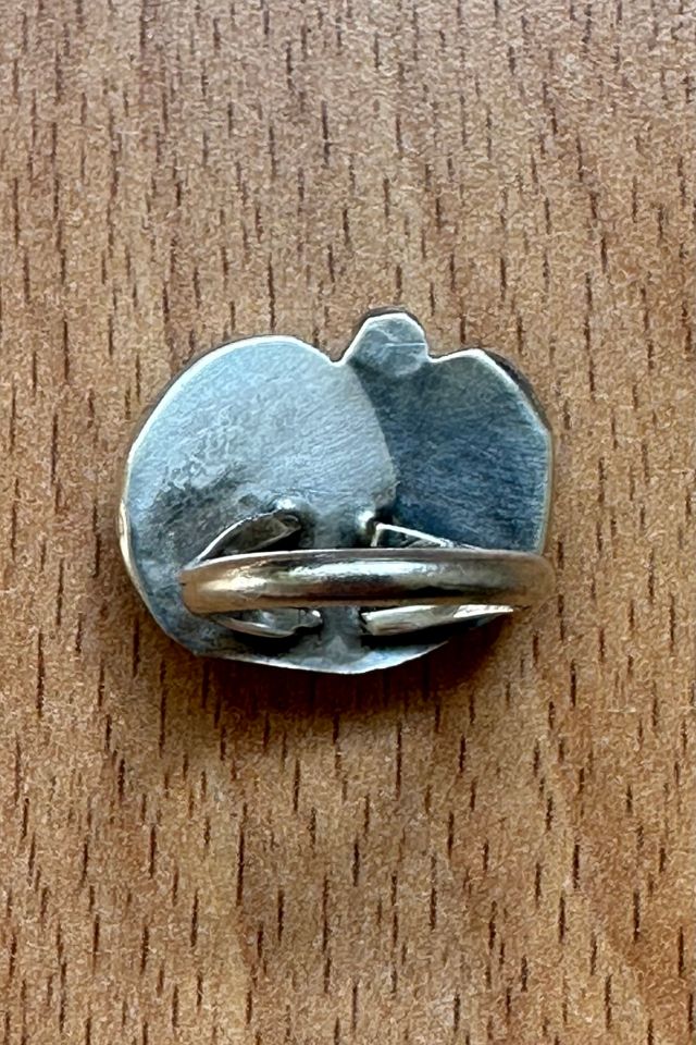 Sterling Silver Coral and Turqoise Ring Selected by Picky Jane #2