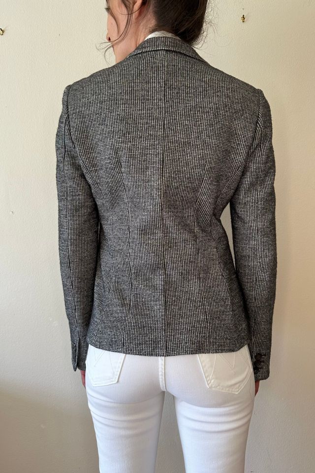 Wooly Piazza Sempione Fitted Houndstooth Blazer Selected by Picky Jane #2
