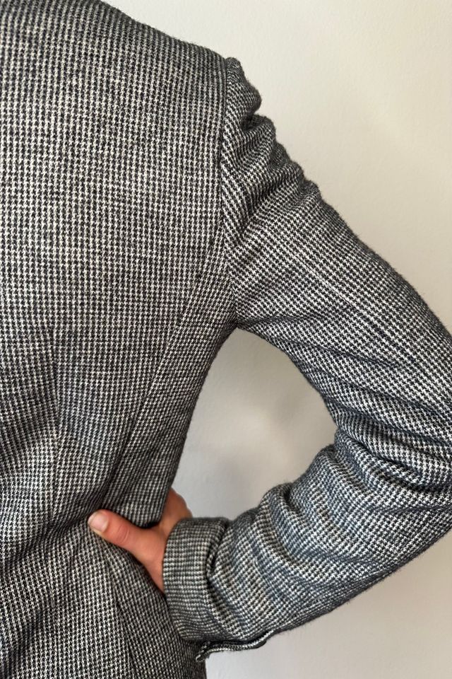 Wooly Piazza Sempione Fitted Houndstooth Blazer Selected by Picky Jane #3