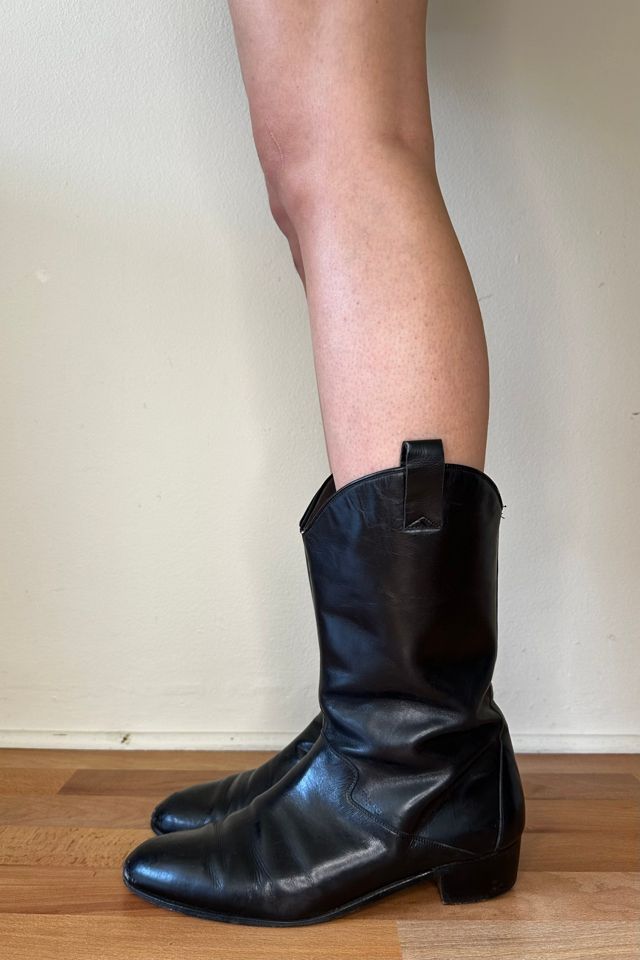 Black Mezlan Western Cowboy Boots Selected by Picky Jane #3