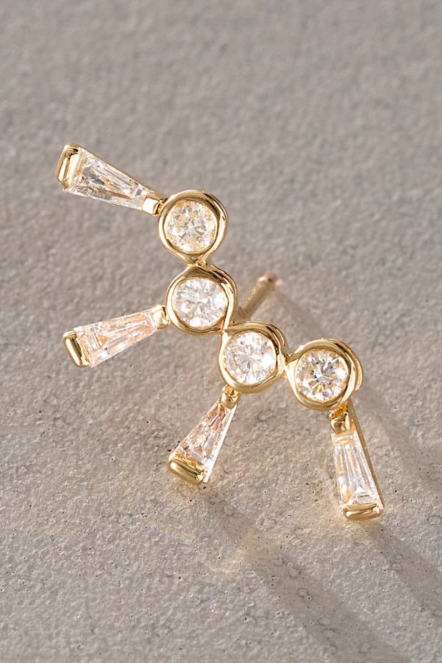 Scosha The Diamond Burst Stud Earrings #1