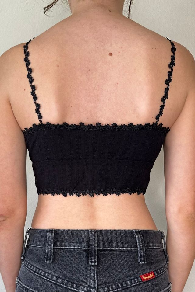 Black Crop Woven Cotton Top Selected by Picky Jane #1