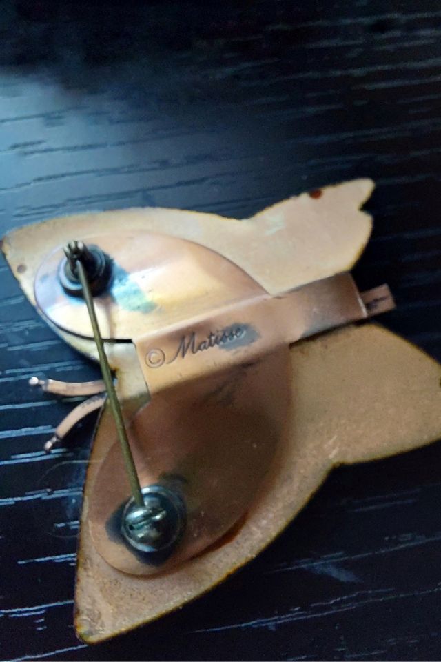 Matisse Enameled Copper Butterfly Selected by Garbage Soup #2