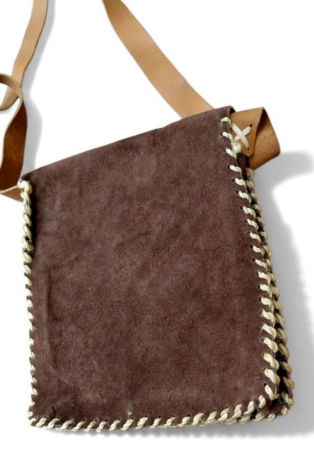 Vintage Handpainted Suede Bag Selected by Garbage Soup #3