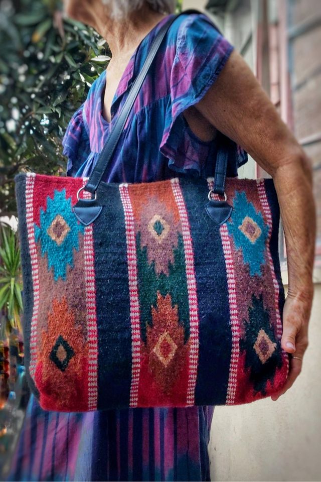 Vintage Southwest Tapestry Tote Bag Selected by Garbage Soup #3