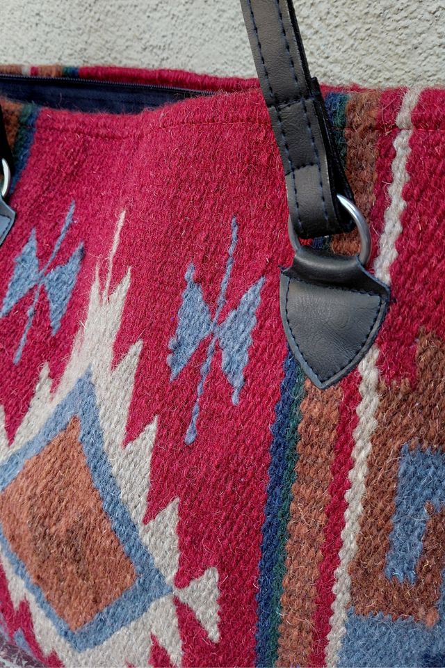 Vintage Southwest Carpet Bag Tote Selected by Garbage Soup #2