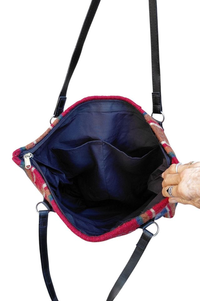 Vintage Southwest Carpet Bag Tote Selected by Garbage Soup #3