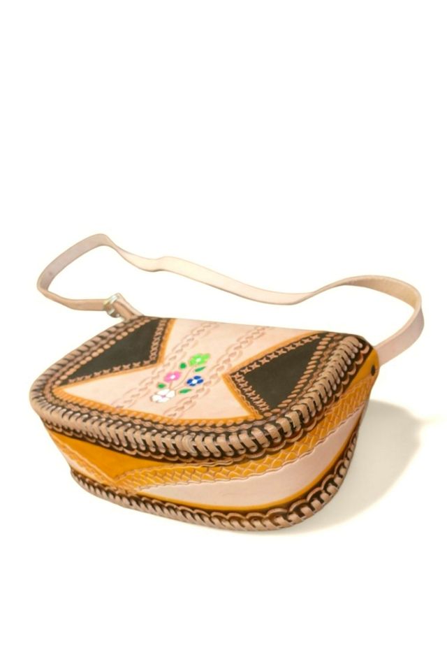 Hand Tooled Mexican Leather Bag Selected by Garbage Soup #2