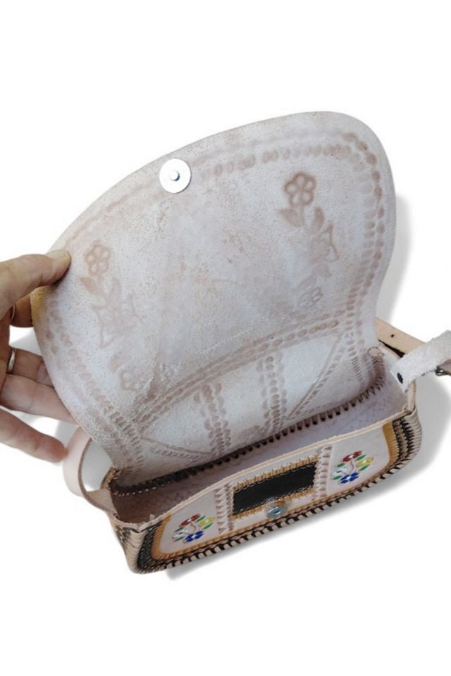 Hand Tooled Mexican Leather Bag Selected by Garbage Soup #3