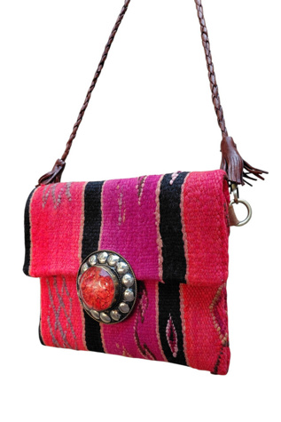 Vintage Handwoven Kilim Clutch Bag Selected by Garbage Soup