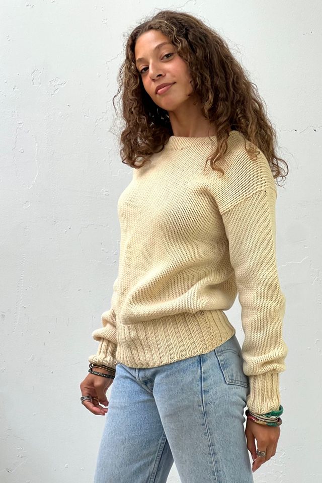 Vintage Wool Varsity Sweater Selected by Anna Corinna #1