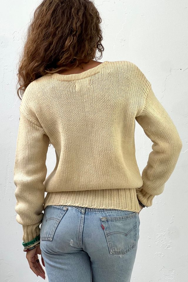 Vintage Wool Varsity Sweater Selected by Anna Corinna #2