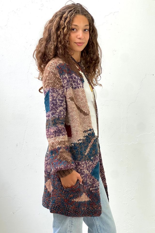 Vintage Hand MadeWool Sweater Coat Selected by Anna Corinna #2