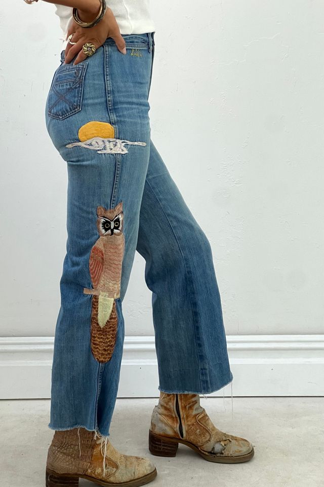 Vintage Embroidered Flare Jeans Selected by Anna Corinna #2