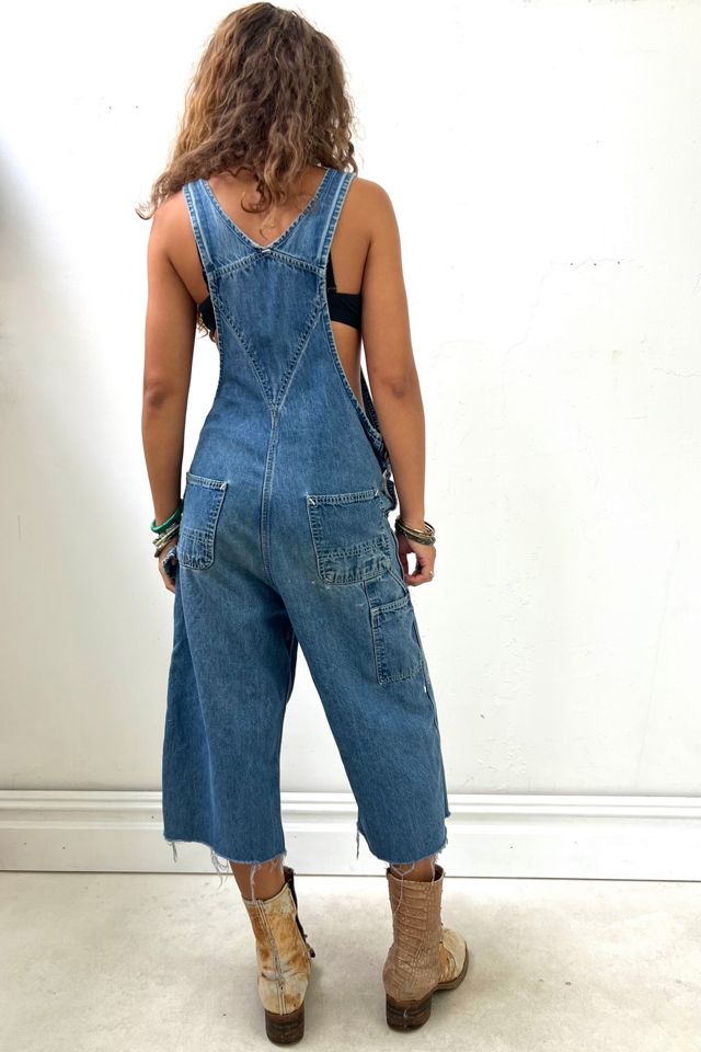 Vintage Patched Up Overall Shorts Selected by Anna Corinna #2