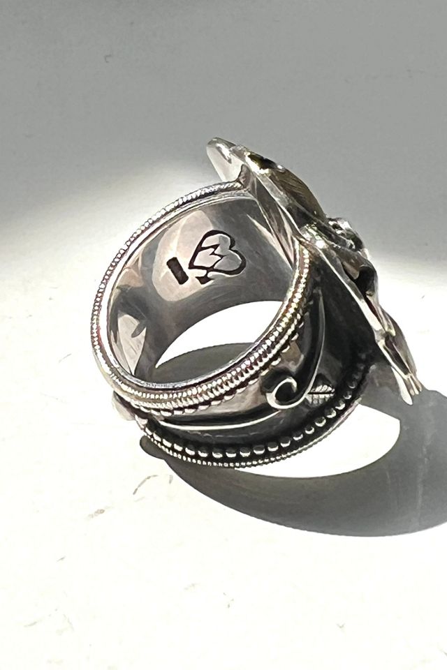 Vintage Sterling Silver Flower Ring  Selected by Anna Corinna #2