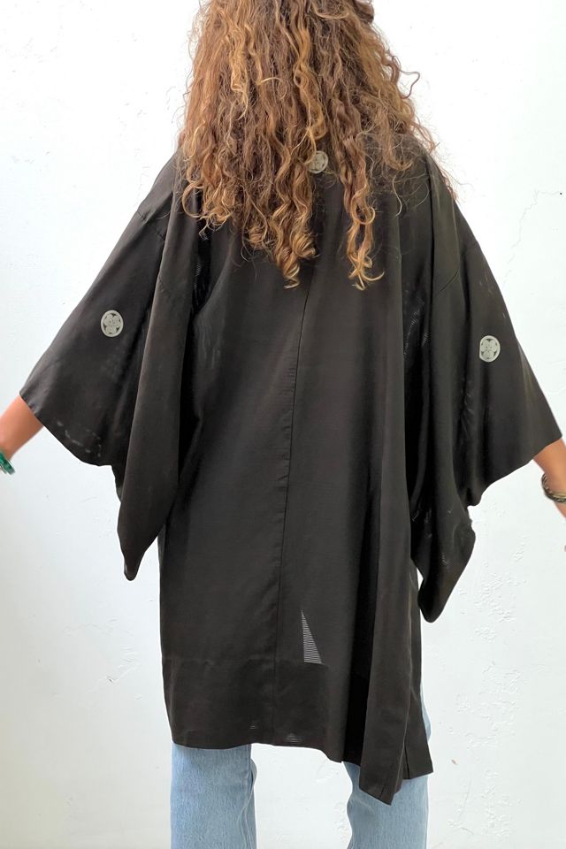 Vintage Silk Midnight Kimono Selected by Anna Corinna #2