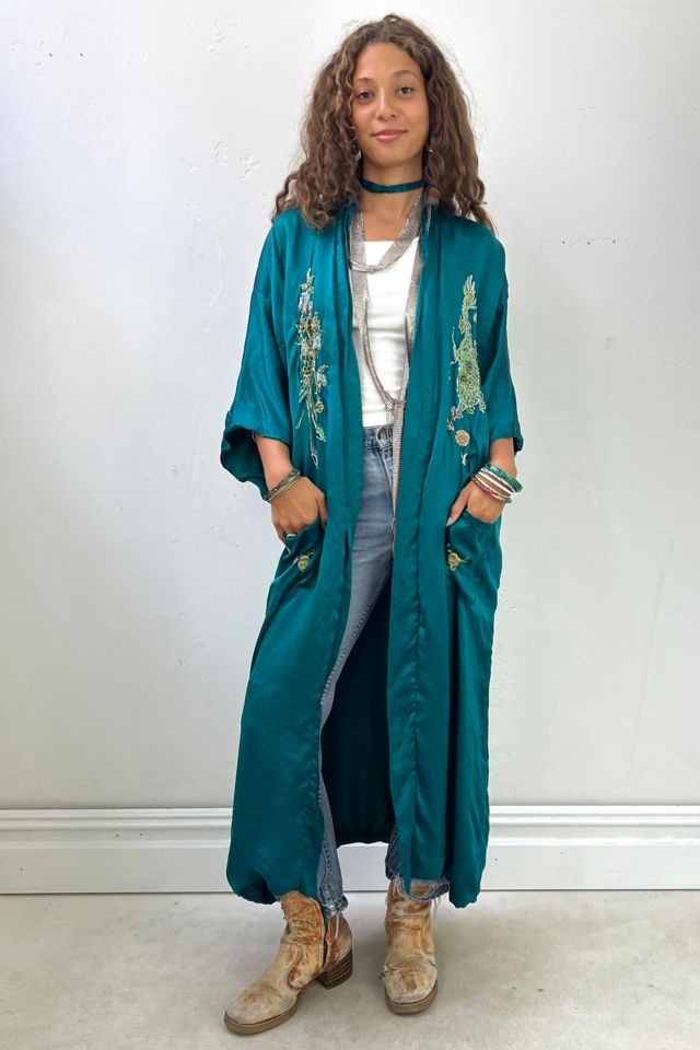 Vintage Silk Dragons Kimono Selected by Anna Corinna #1
