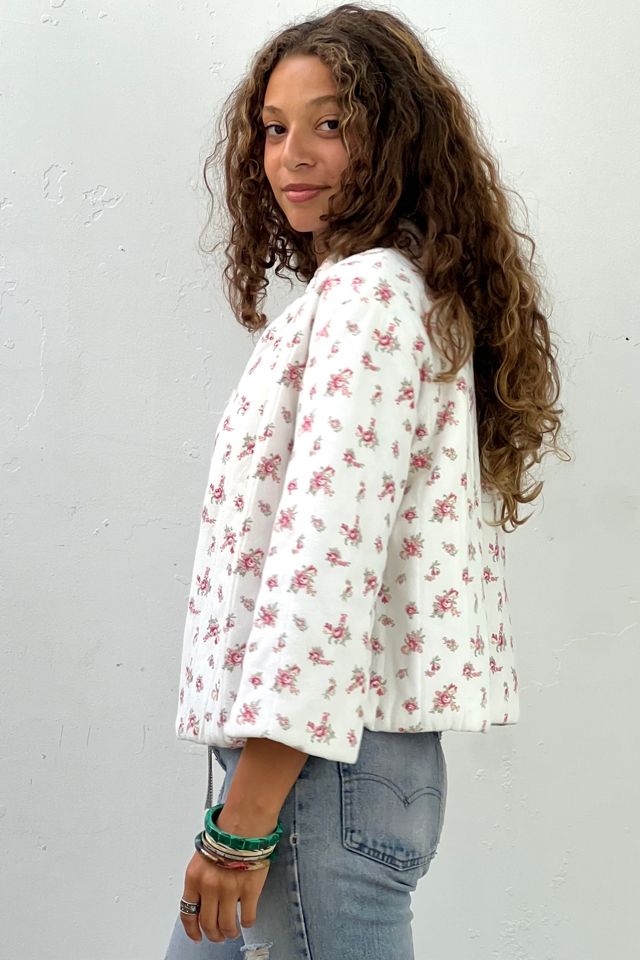 Vintage Sweet Flannel Quilted Jacket Selected by Anna Corinna #1