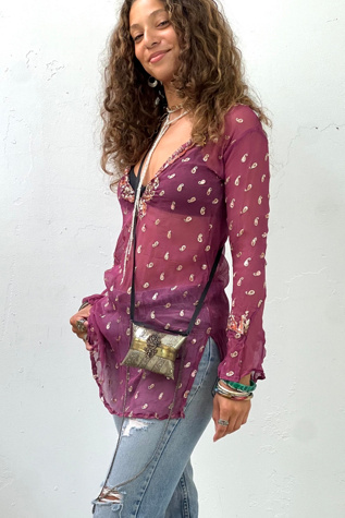 Vintage Brass Demi Bag Selected by Anna Corinna