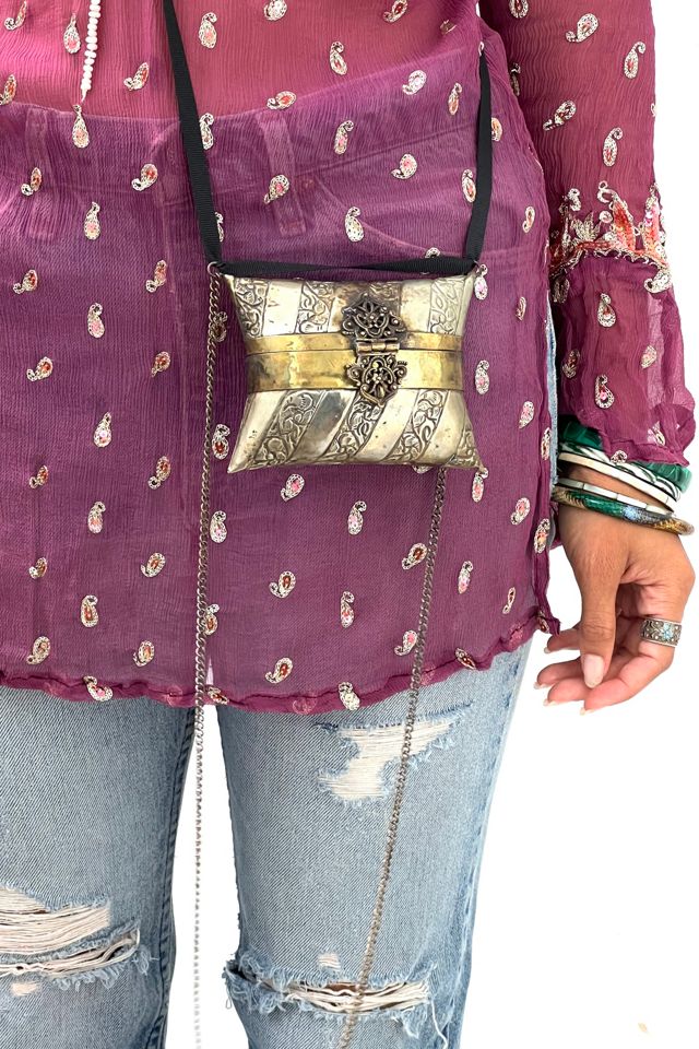 Vintage Brass Demi Bag Selected by Anna Corinna #1