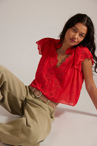 Женская блузка FP One Sigrid Blouse, цвет: Красный