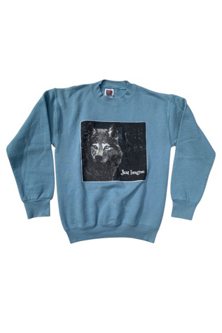 Vintage Wolf Graphic Sweatshirt Selected by SharpLilTeeth