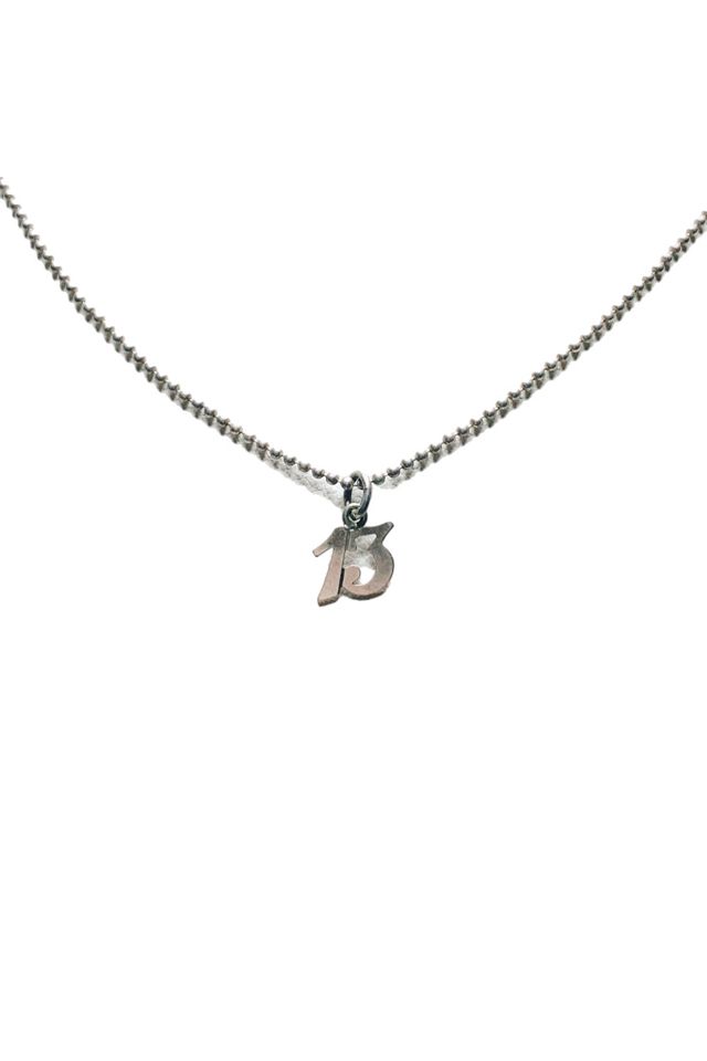 Vintage Sterling Silver Lucky “13” Necklace Selected by Lux Revival #1