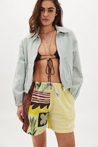 Ciao Ciao Vacation Spice Collage Riley Shorts