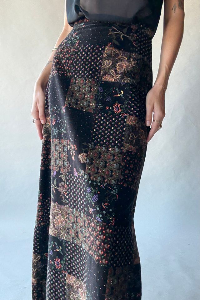 70's Velvet Maxi Skirt Selected by Wax Plant #1