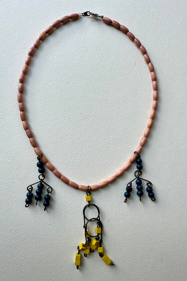 Wood Bead Necklaces Selected by Wax Plant #1