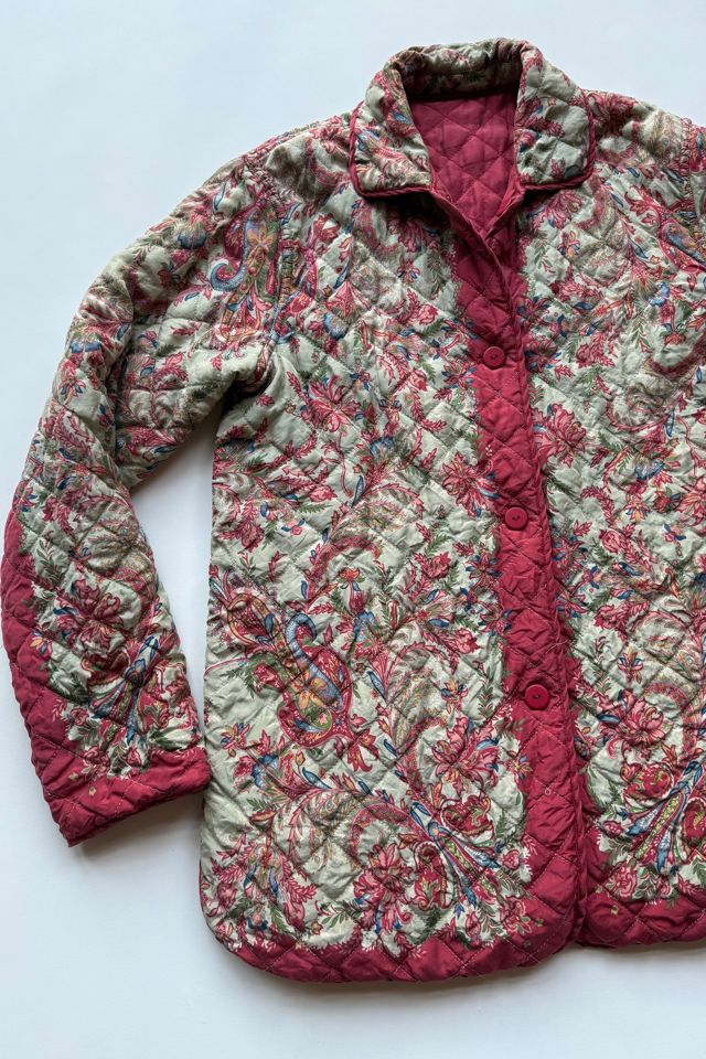 Reversible Quilted Silk Jacket Selected by Wax Plant