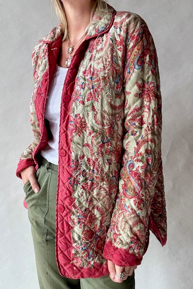 Reversible Quilted Silk Jacket Selected by Wax Plant #2