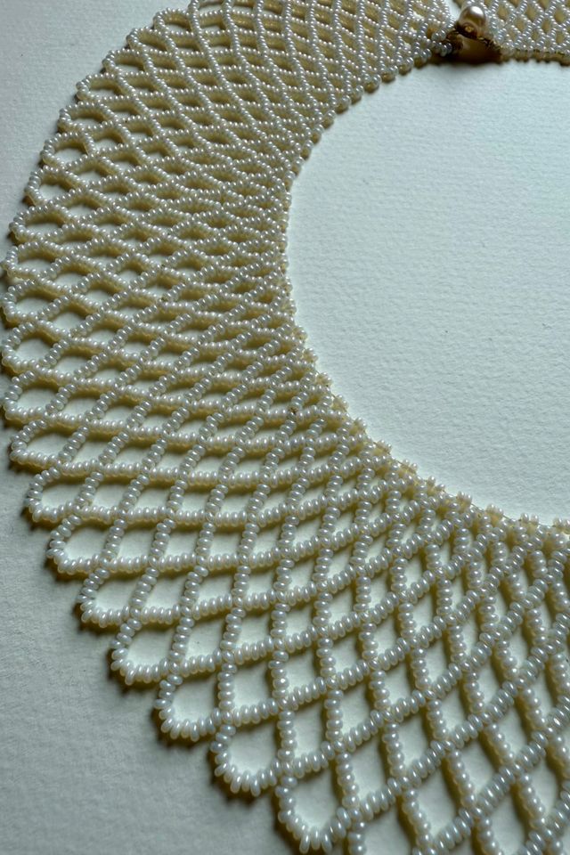 1950's Beaded Collar Necklace Selected by Wax Plant #1