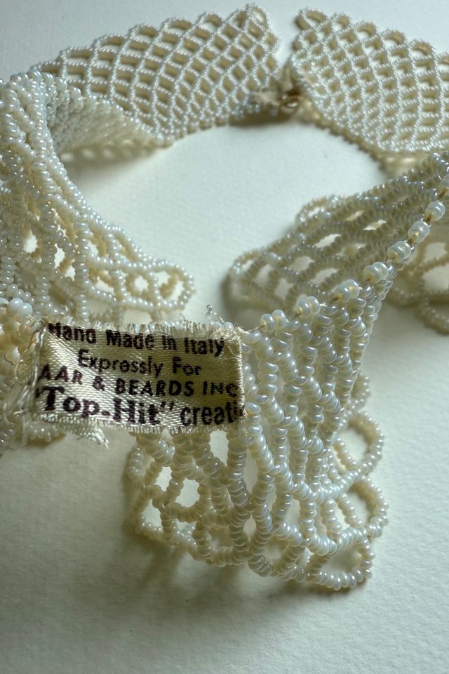 1950's Beaded Collar Necklace Selected by Wax Plant #2