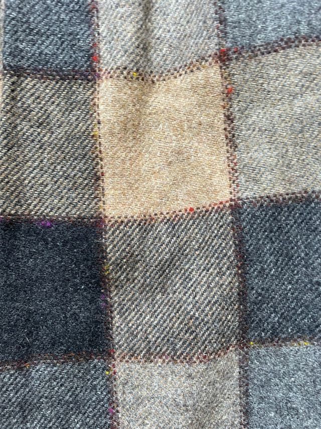 Vintage 1970s Large Plaid Skirt Selected by FernMercantile #2