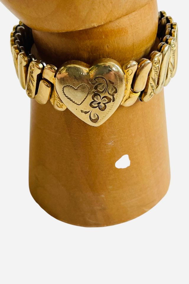 Vintage WW2 Gold Fill Sweetheart Bracelet Selected by FernMercantile #1