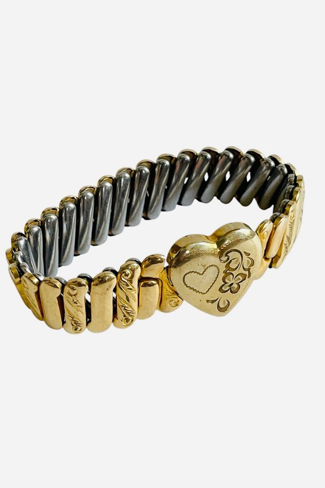 Vintage WW2 Gold Fill Sweetheart Bracelet Selected by FernMercantile #2